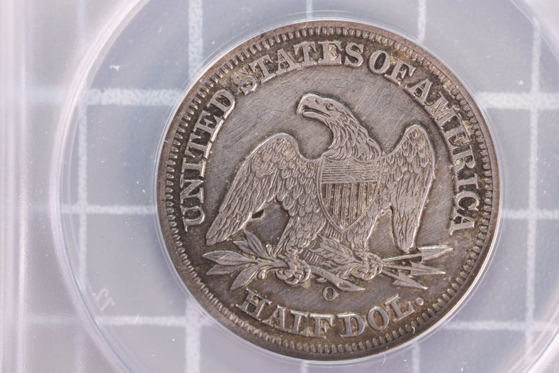 1851-O Liberty Seated Half Dollar, ANACS AU-50, Store