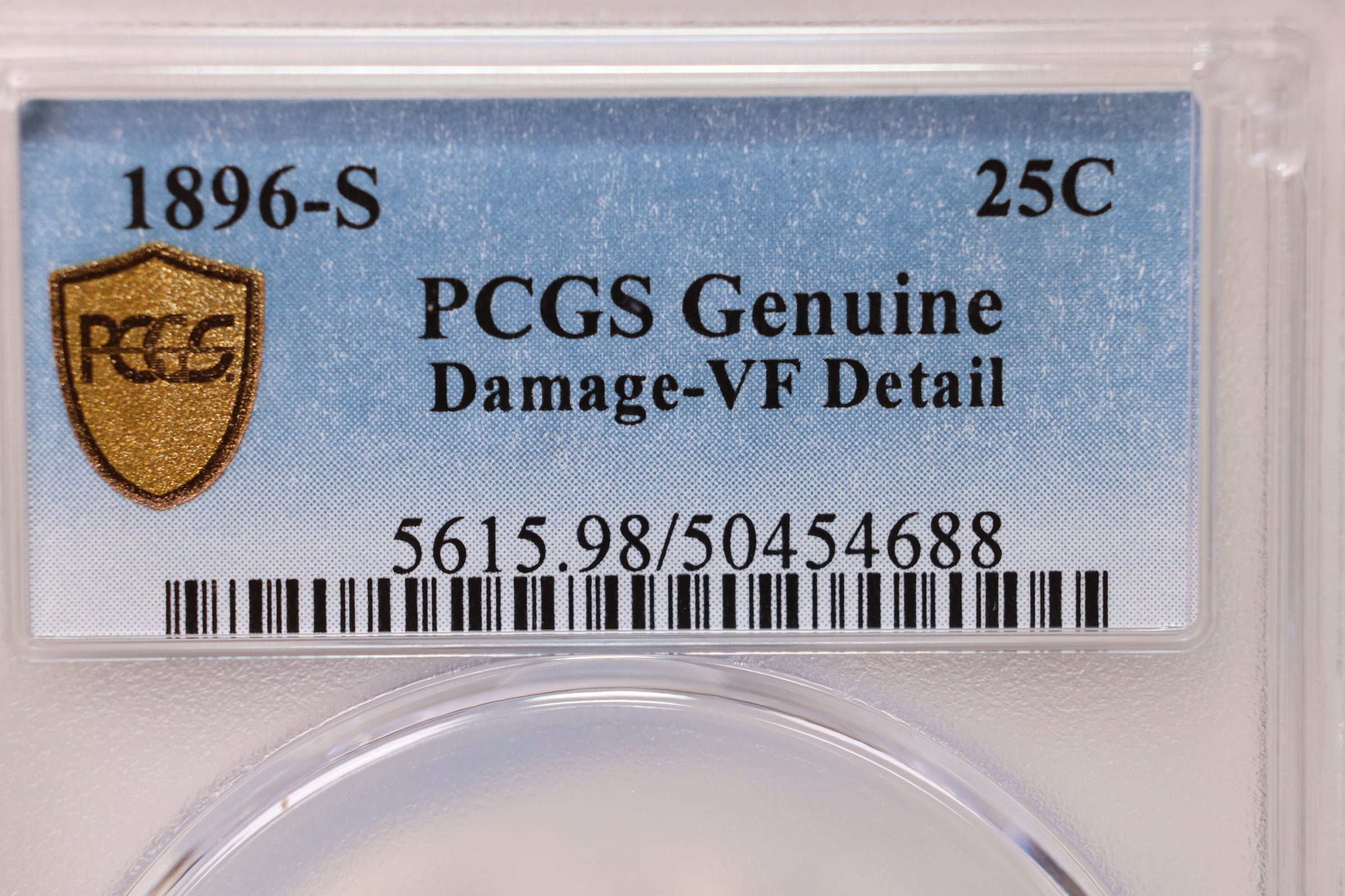 1896-S Barber Silver Quarter., PCGS VF Details., Store #GBQ001