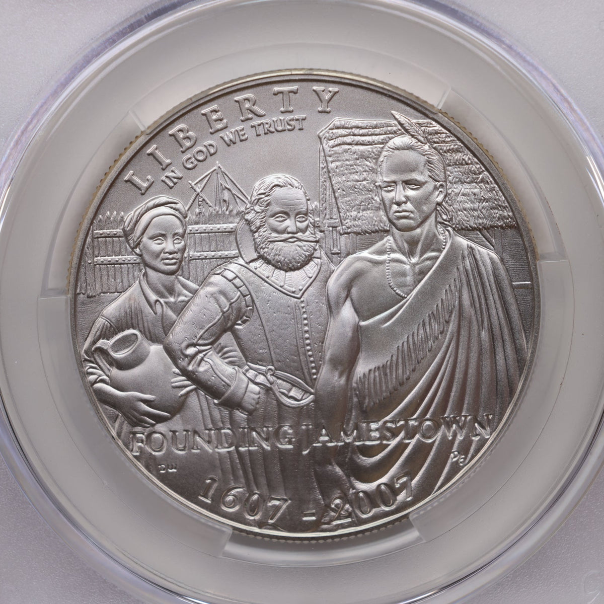 2007-P Jamestown 400th Anniversary Commemorative, CAC MS70, Store #GMC03.