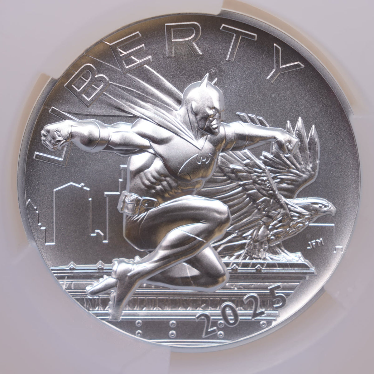 2025 Batman 2.5 OZT, U.S. Mint Silver Medal, CAC MS-69, Store #GMC04.