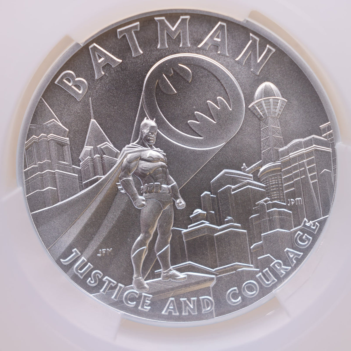 2025 Batman 2.5 OZT, U.S. Mint Silver Medal, CAC MS-69, Store #GMC04.