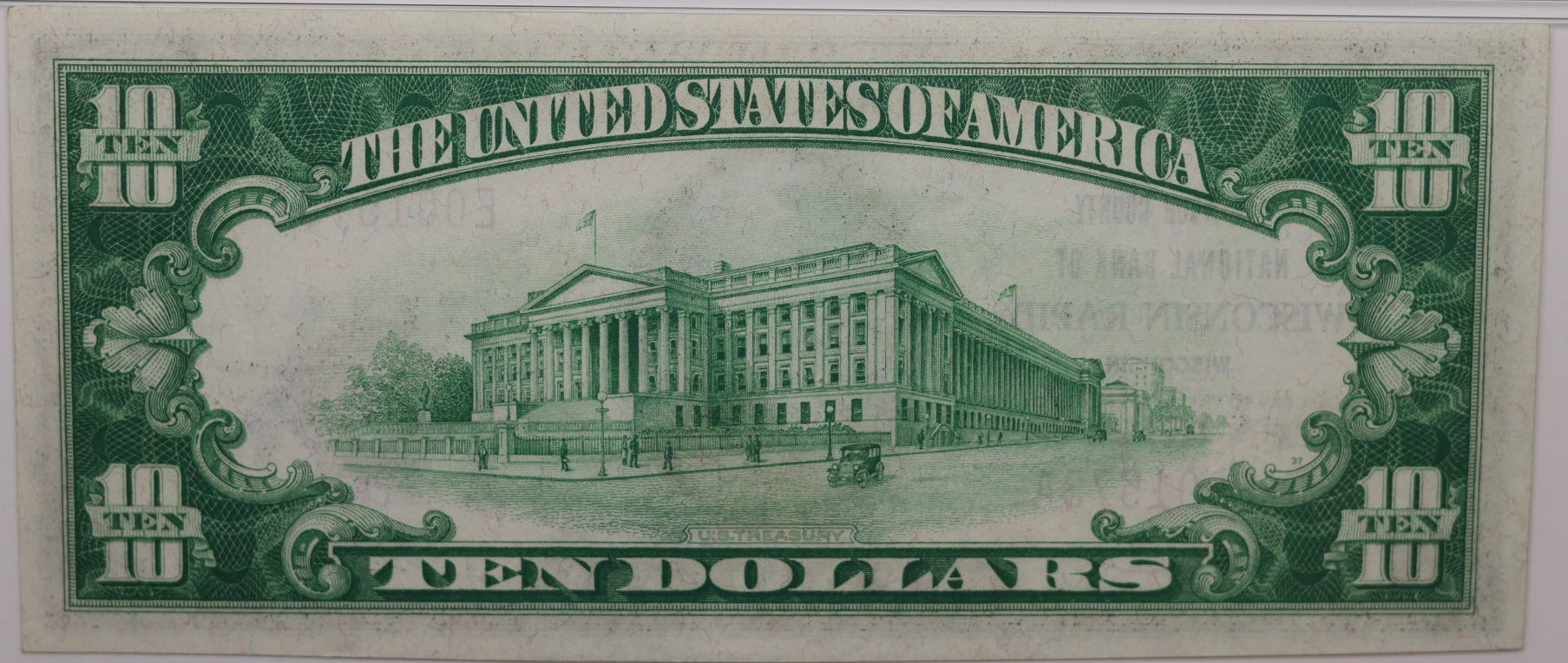 1929 $10, Wisconsin Rapids, Wisconsin, National Currency, CH#4639. PMG CUNC-64, Store#NBN049