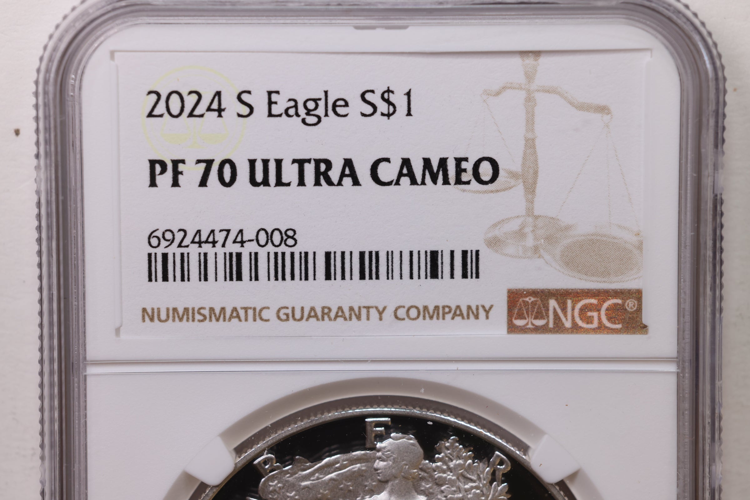 2024-S Proof American Silver Eagle, NGC PF-70, Store #GSE003