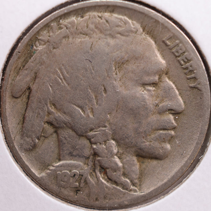 1927 Buffalo Nickel, Fine Circulated Coin, Store