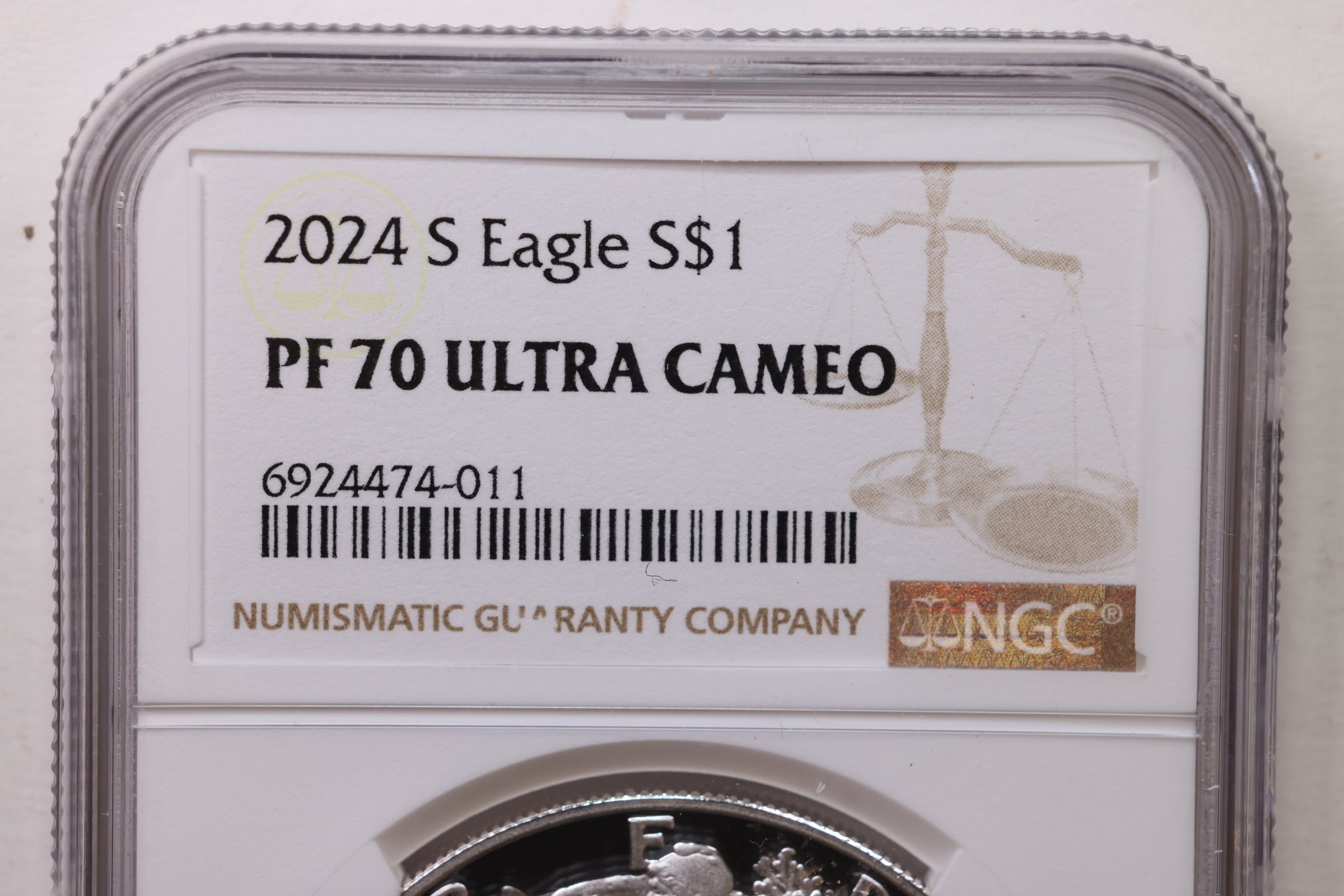 2024-S Proof American Silver Eagle, NGC PF-70, Store #GSE003