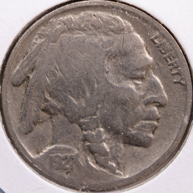1927 Buffalo Nickel, Very Good Circulated Coin, Store