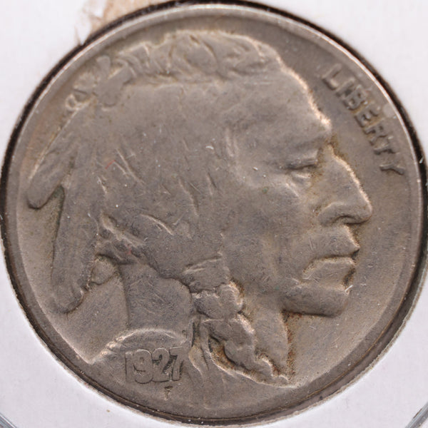 1927 Buffalo Nickel, Fine Circulated Coin, Store #NL584