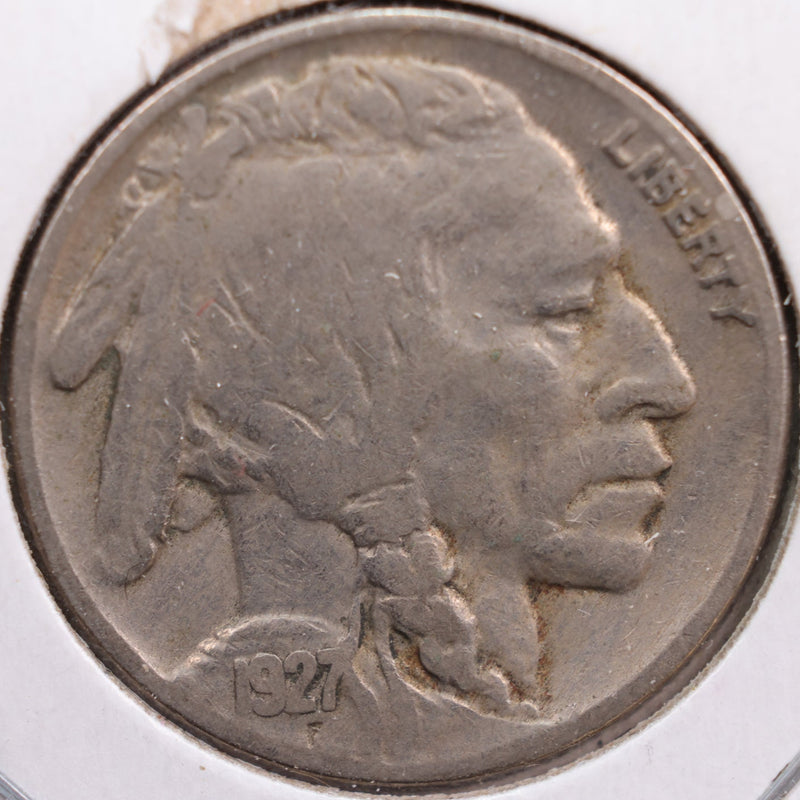 1927 Buffalo Nickel, Fine Circulated Coin, Store