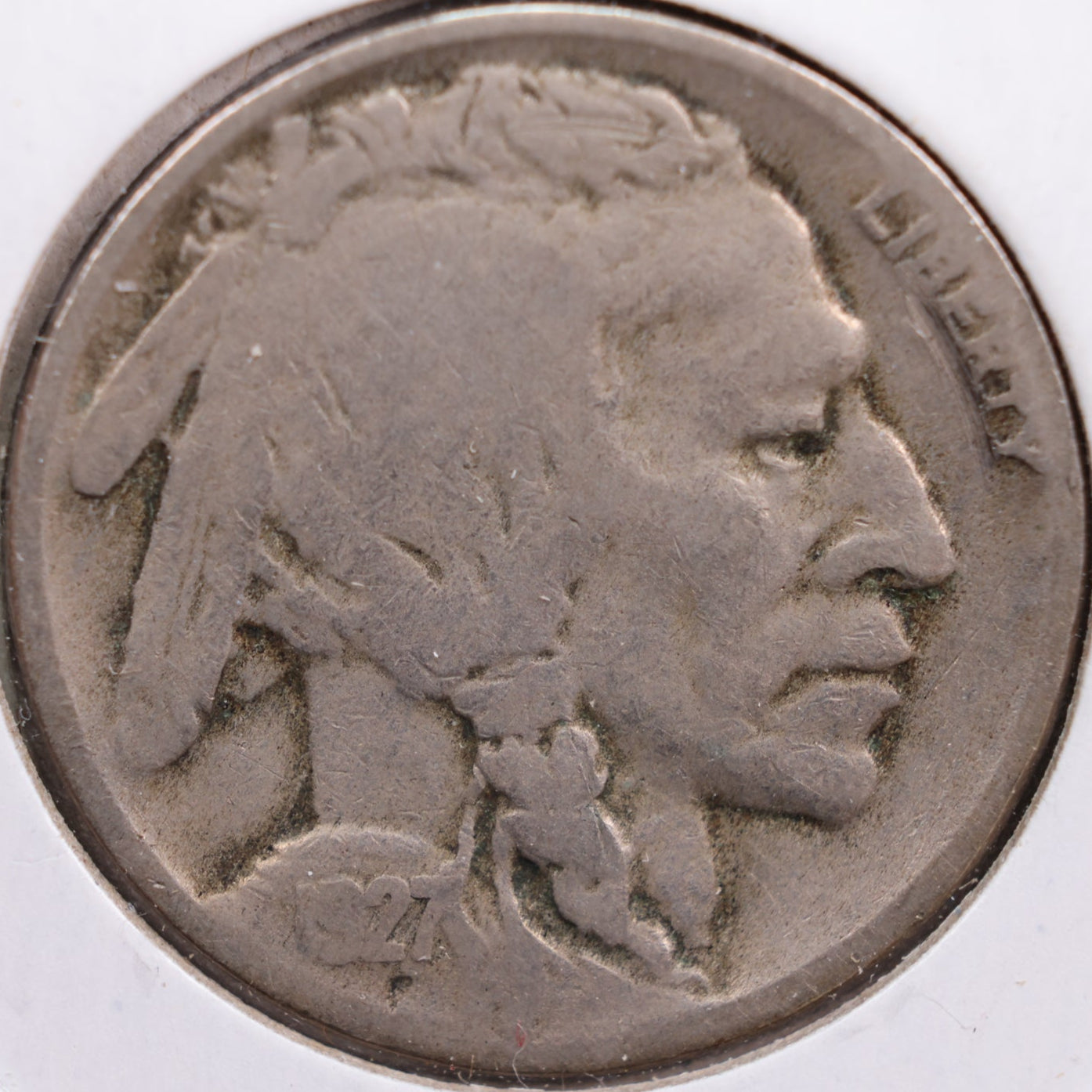 1927 Buffalo Nickel, Very Good Circulated Coin, Store #NL587