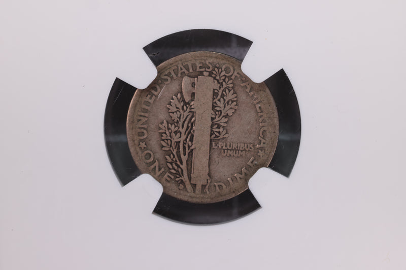 1916-D 10C Mercury Silver Dime, Key Date, NGC AG-3, Store
