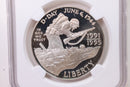 1991-95-W., World War II., Commemorative Dollar., NGC PF-69., Store