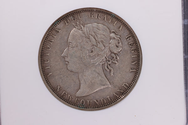 1882H Newfoundland, Half Dollar, NGC Graded VF-20. Coin Store Sale #230710002