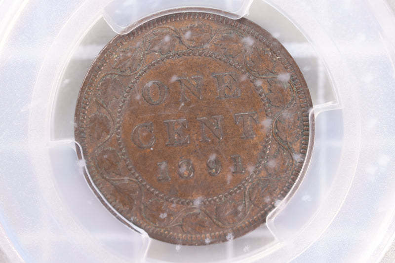 1891 Canada Large Cent, PCGS Graded XF-45. Coin Store Sale