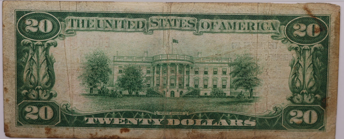 1929 $20, Radford, Virginia, National Currency, CH#11690. PMG VF-20, Store#NBN055