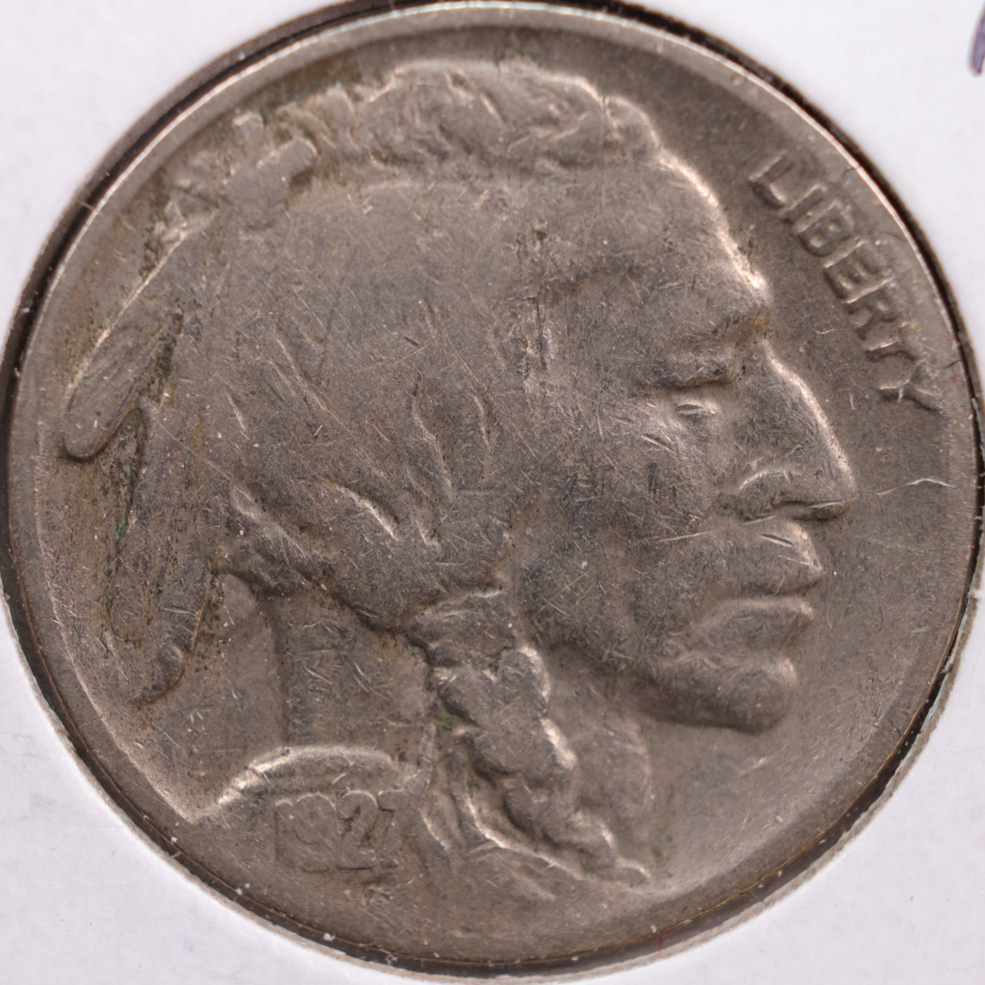 1927-S Buffalo Nickel, Very Good Circulated Coin, Store #NL594
