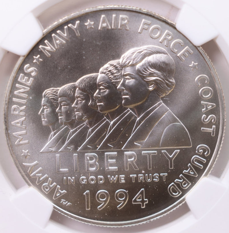 1994-W Women Veterans Memorial., Commemorative., NGC MS-70., Store