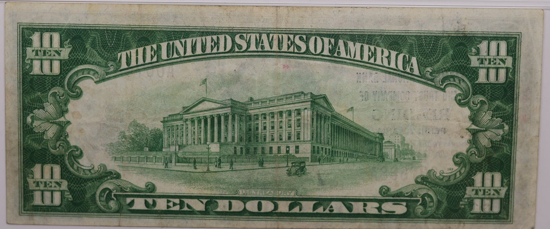 1929 $10, Reading, Pennsylvania, National Currency, CH# 696. PMG VF-25, Store#NBN056