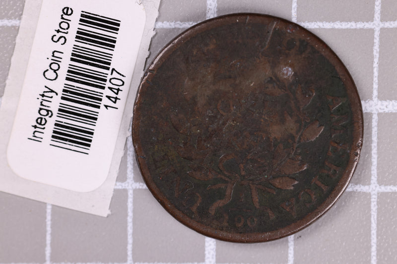 1806 Large Cent, Extra Fine Circulated Coin, Store Sale