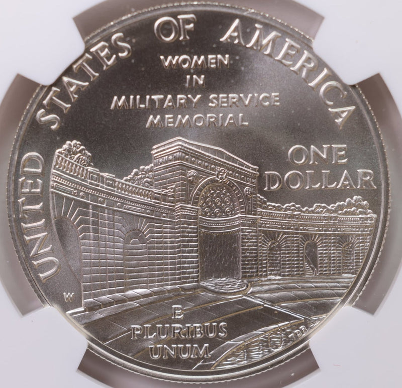1994-W Women Veterans Memorial., Commemorative., NGC MS-70., Store