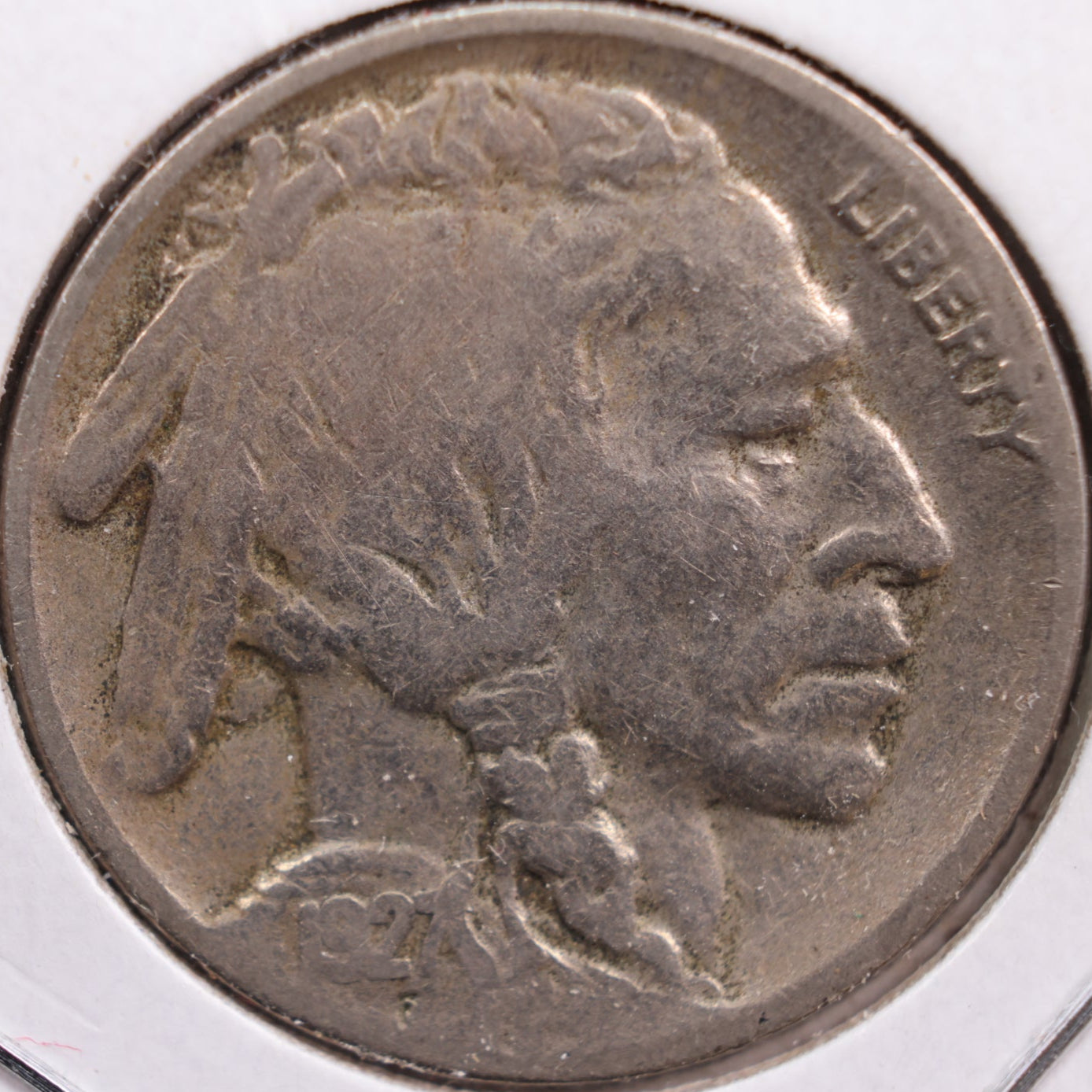 1927-S Buffalo Nickel, Very Good Circulated Coin, Store #NL595