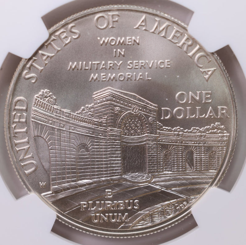 1994-W Women Veterans Memorial., Commemorative., NGC MS-70., Store