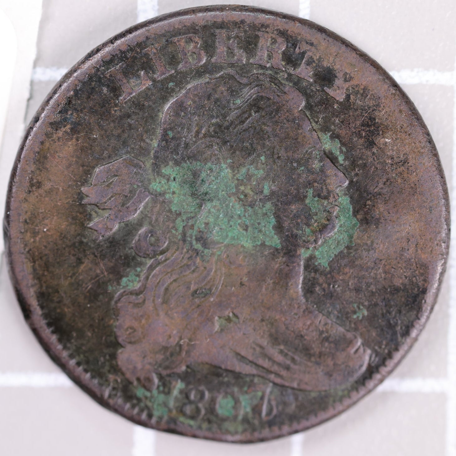 1807 Large Cent, Very Fine Circulated Coin, Store #14410