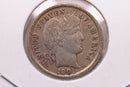 1901 Barber Silver Dime., V.F., Store Sale