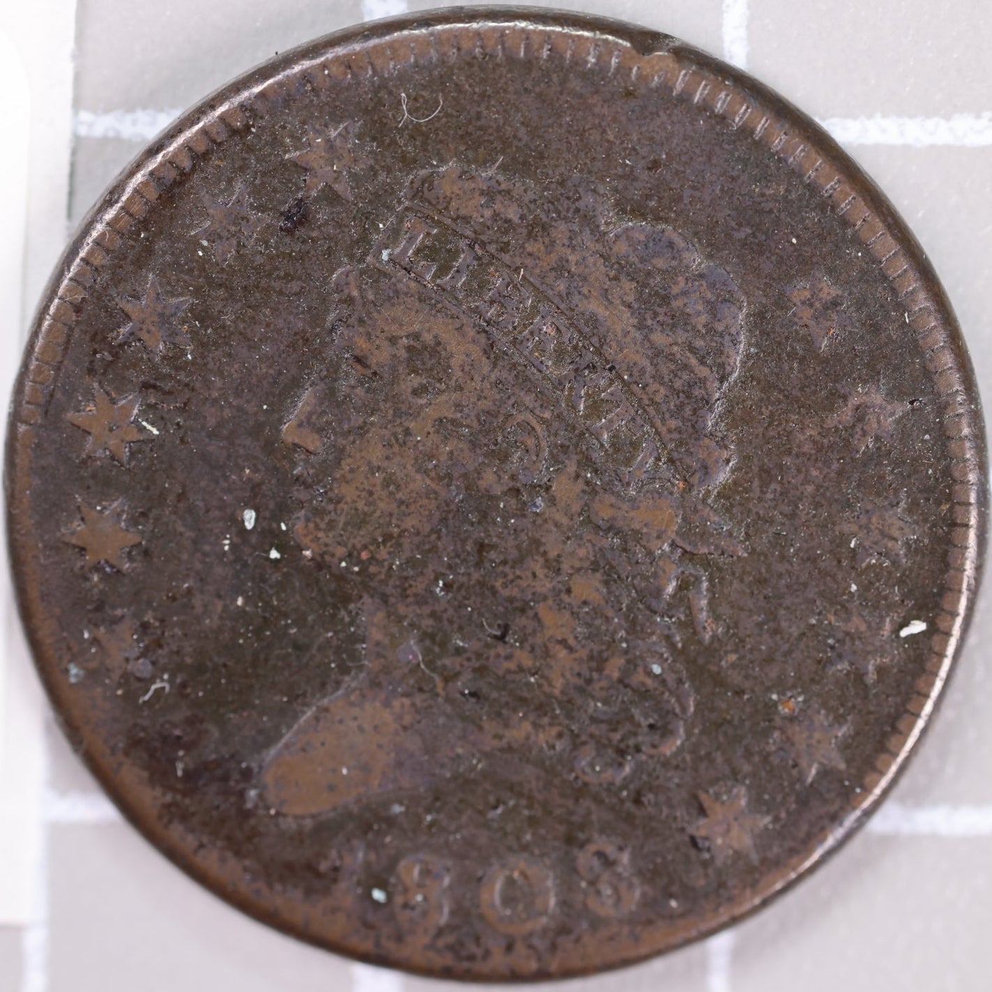 1810/09 Classic Head Large Cent, Very Good Circulated Coin, Store #14413