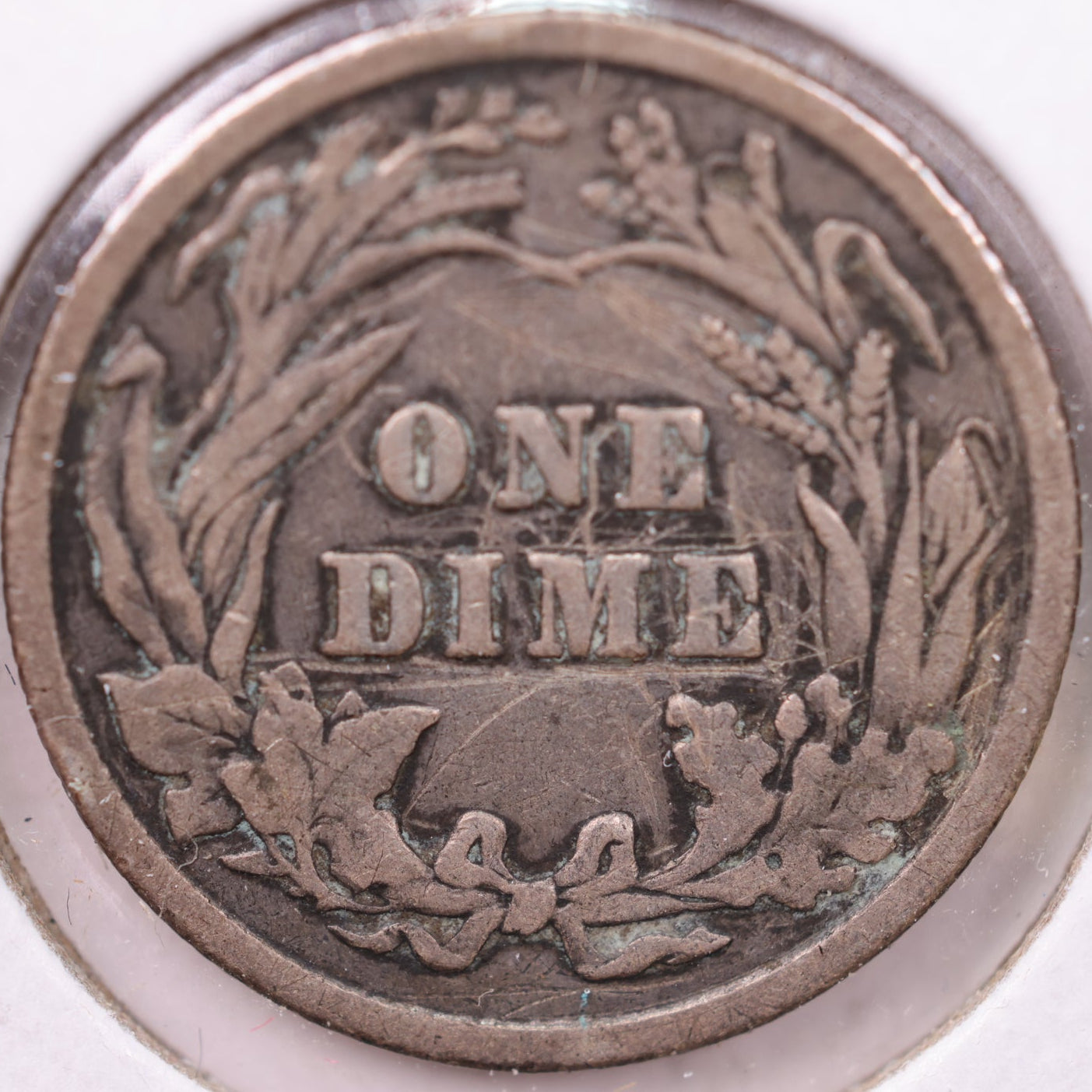 1901 Barber Dime, Fine Circulated Coin, Details, Store #19381