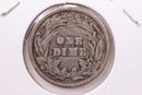 1901 Barber Silver Dime., V.F Details., Store Sale