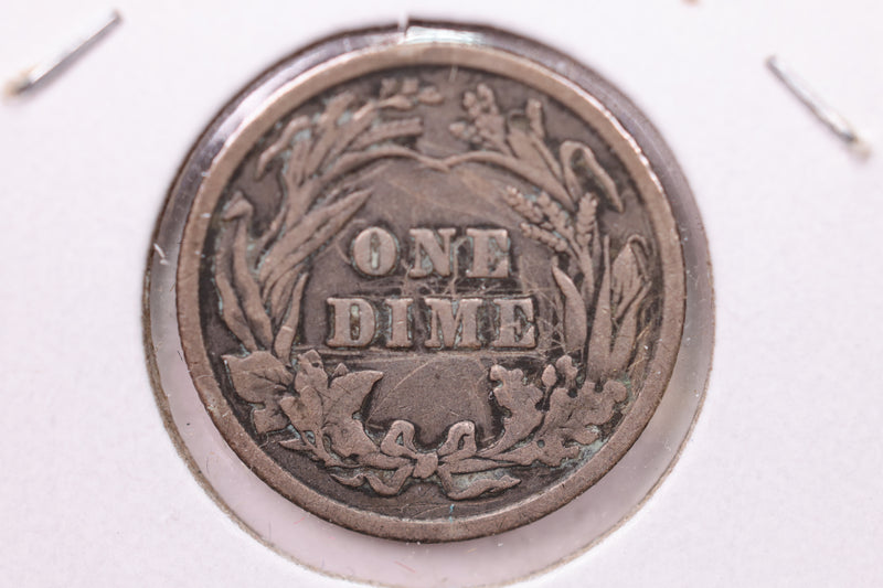1901 Barber Silver Dime., V.F Details., Store Sale