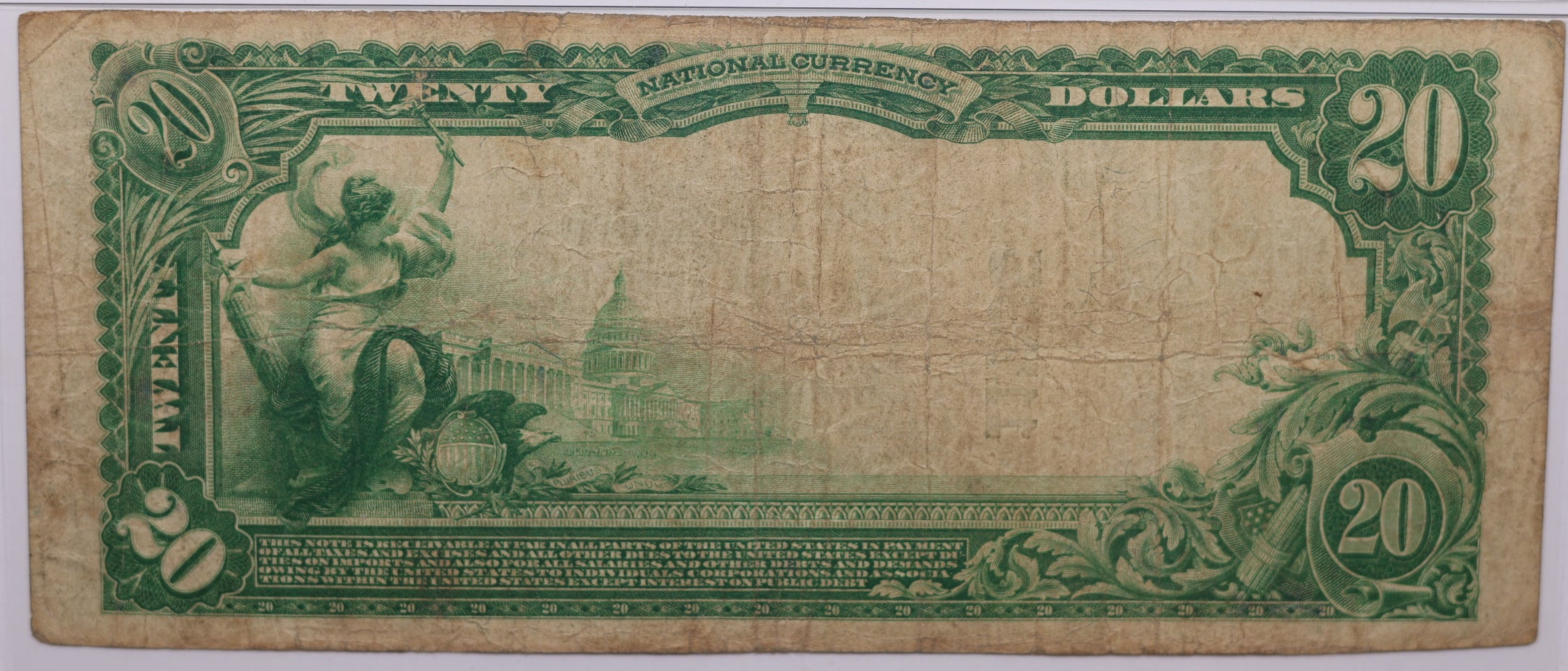 1902 $20, Big Stone Gap, Virginia, National Currency, CH# 11765. PMG Choice F-15, Store#NBN063