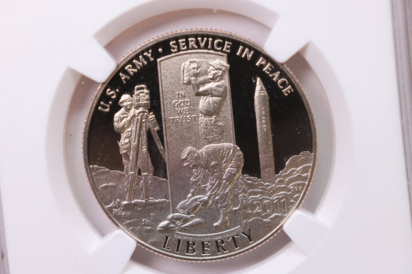 2011-S U.S. Army., Clad Half Dollar Commemorative., NGC PF-70., Store #GMC016