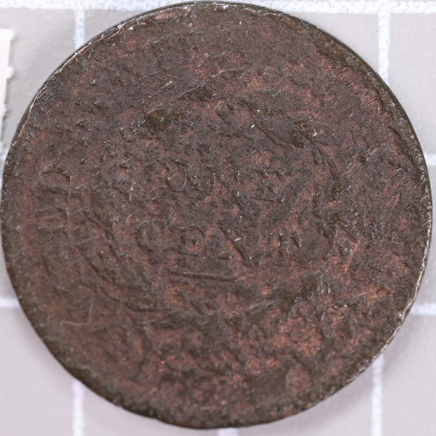 1817 Coronet Head Large Cent, Fine Circulated Coin, Store #14425
