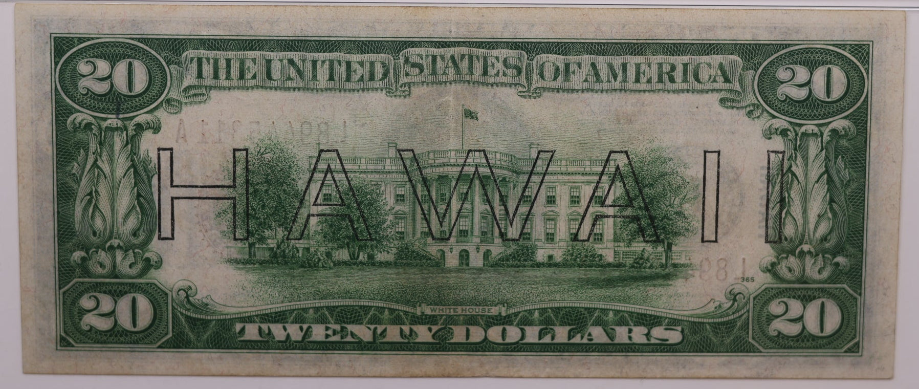 1934 A, $20 Silver Certificate, 'Hawaii', PMG About Uncirculated-53, Store #GSSC006