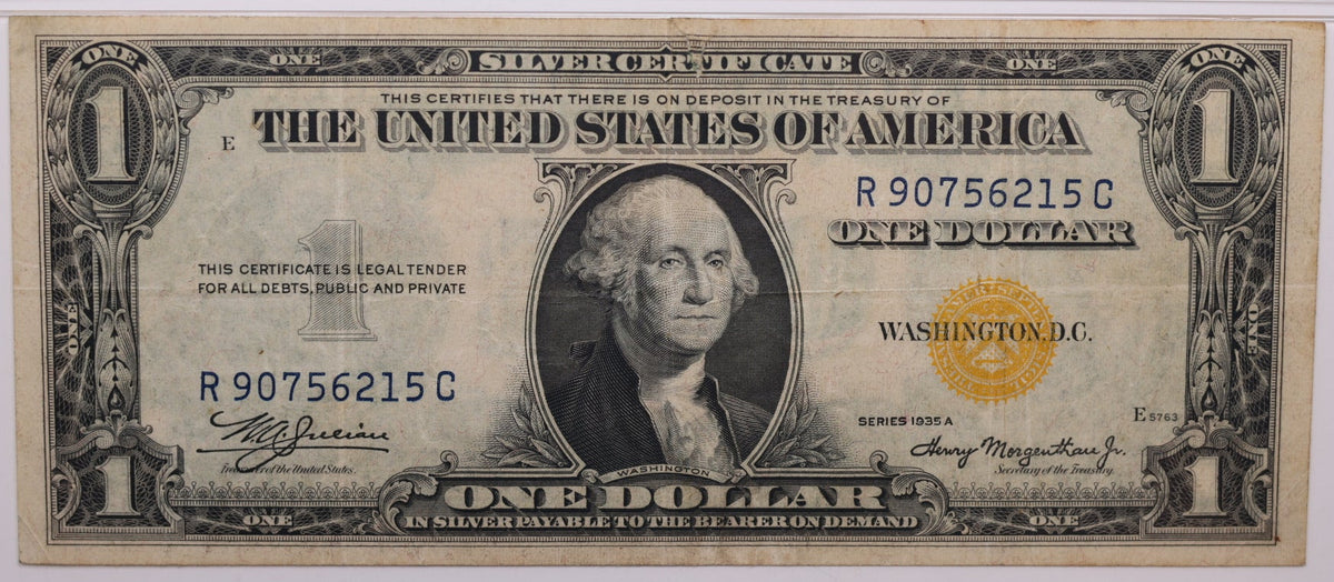 1935A, $1 Silver Certificate, N. Africa WWII Emergency Issue, PMG VF-25, Store #GSSC012