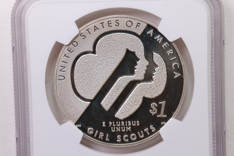 2013-W Girl Scouts Centennial., Silver Commemorative., NGC PF-69., Store