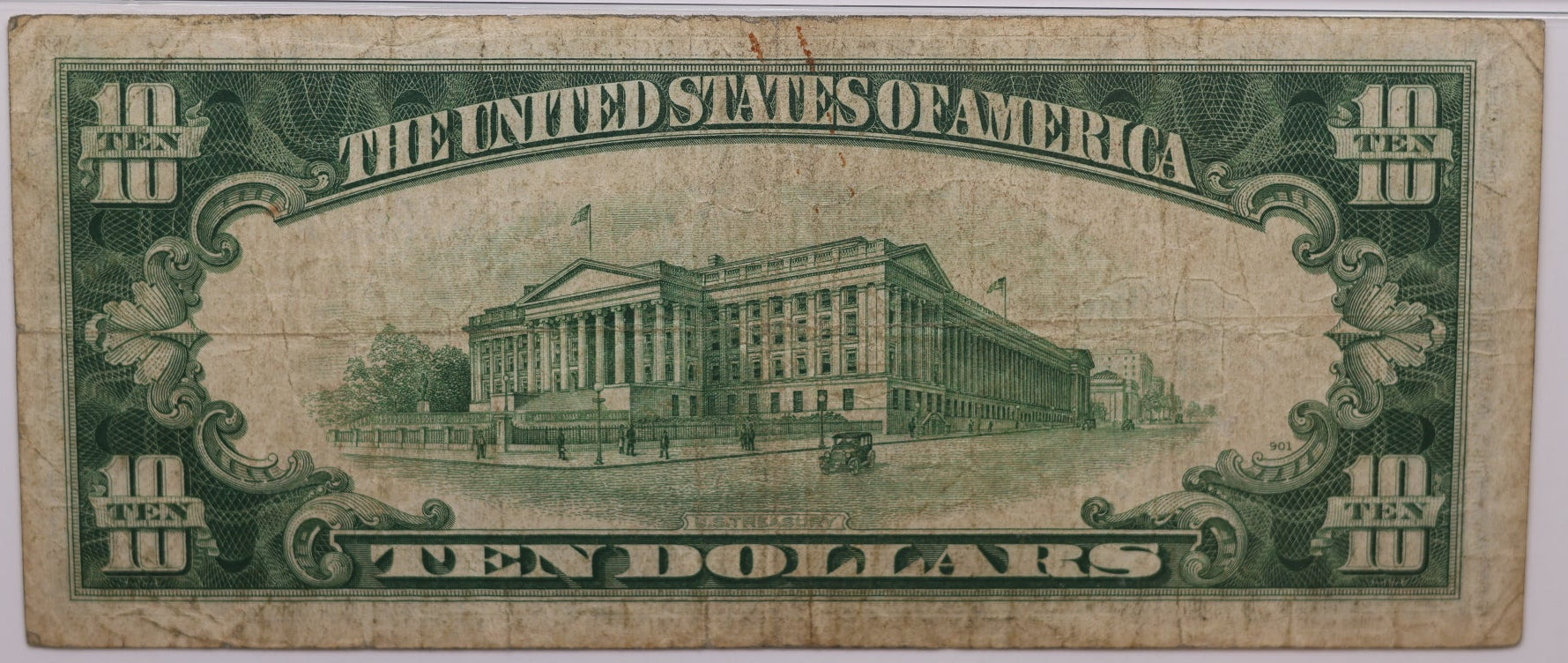 1934A, $10 Silver Certificate, N. Africa WWII Emergency Issue, PMG VF-20, Store #GSSC013