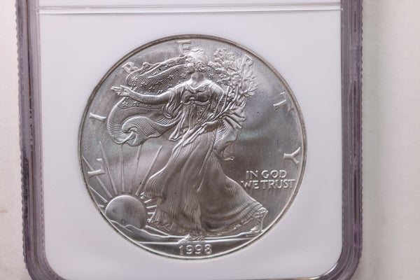 1998 American Silver Eagle., NGC Certified MS-69., Store #GSE005