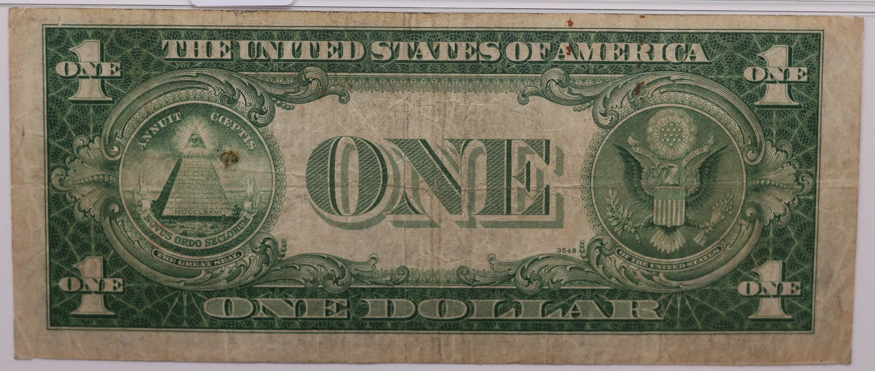 1935A, $1 Silver Certificate., "S" Experimental., FR 1610, PMG VF-20, Store #GSSC016