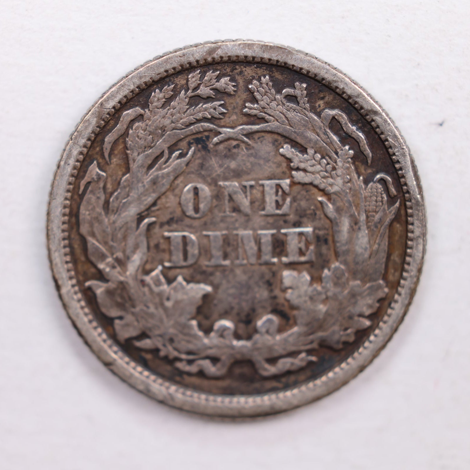 1861 Seated Liberty Dime., About Uncirculated Coin., Store Sale #DE0356.