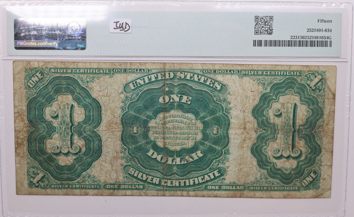 1891 $1 Silver Certificate, Martha Washington, Fr#223, PMG F-15, Store Sale #GLSC011