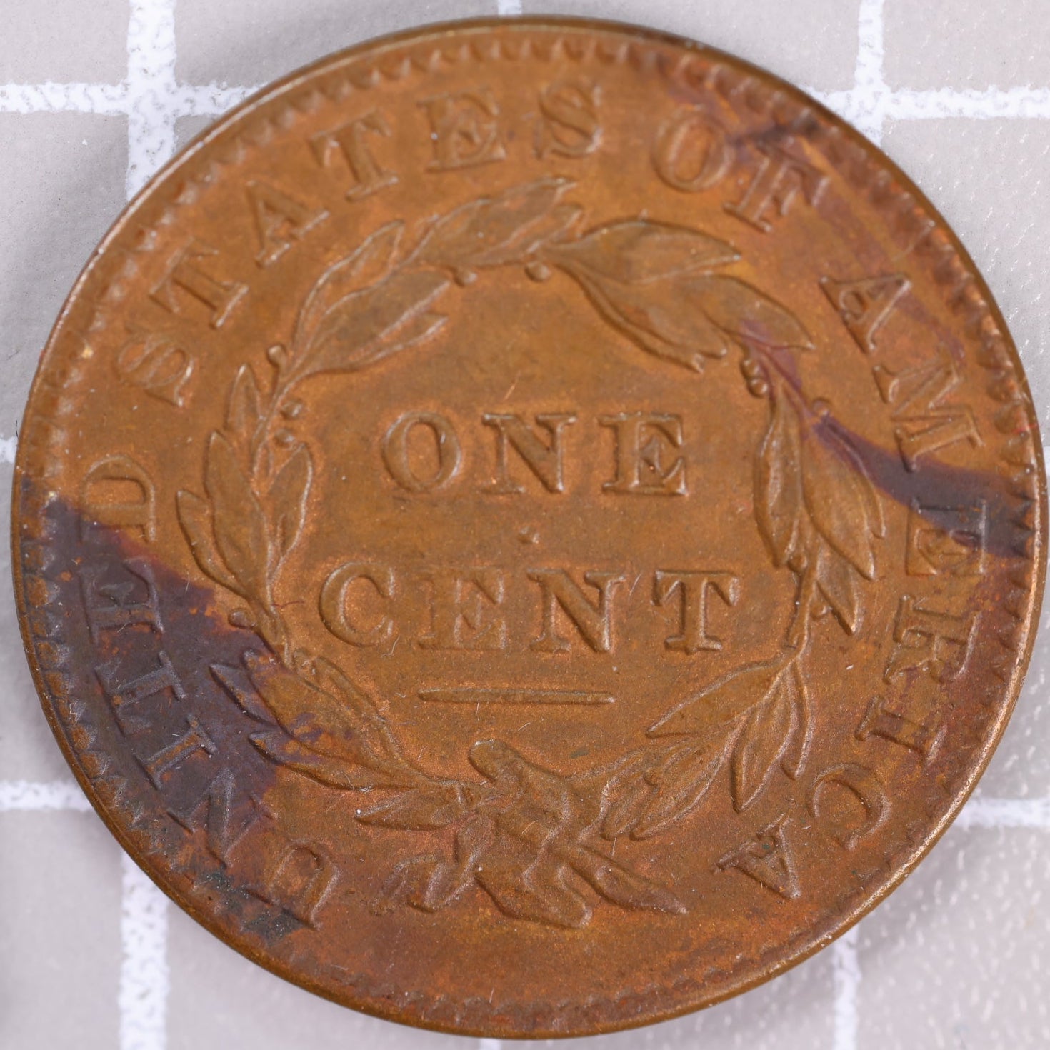 1825 Coronet Head Large Cent, Mint State Uncirculated Coin, Store #14449