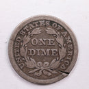1846 Seated Liberty Dime., Fine Circulated Coin., Store Sale