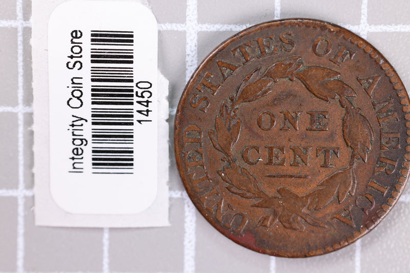 1825 Large Cent, Affordable Circulated Coin, Store Sale
