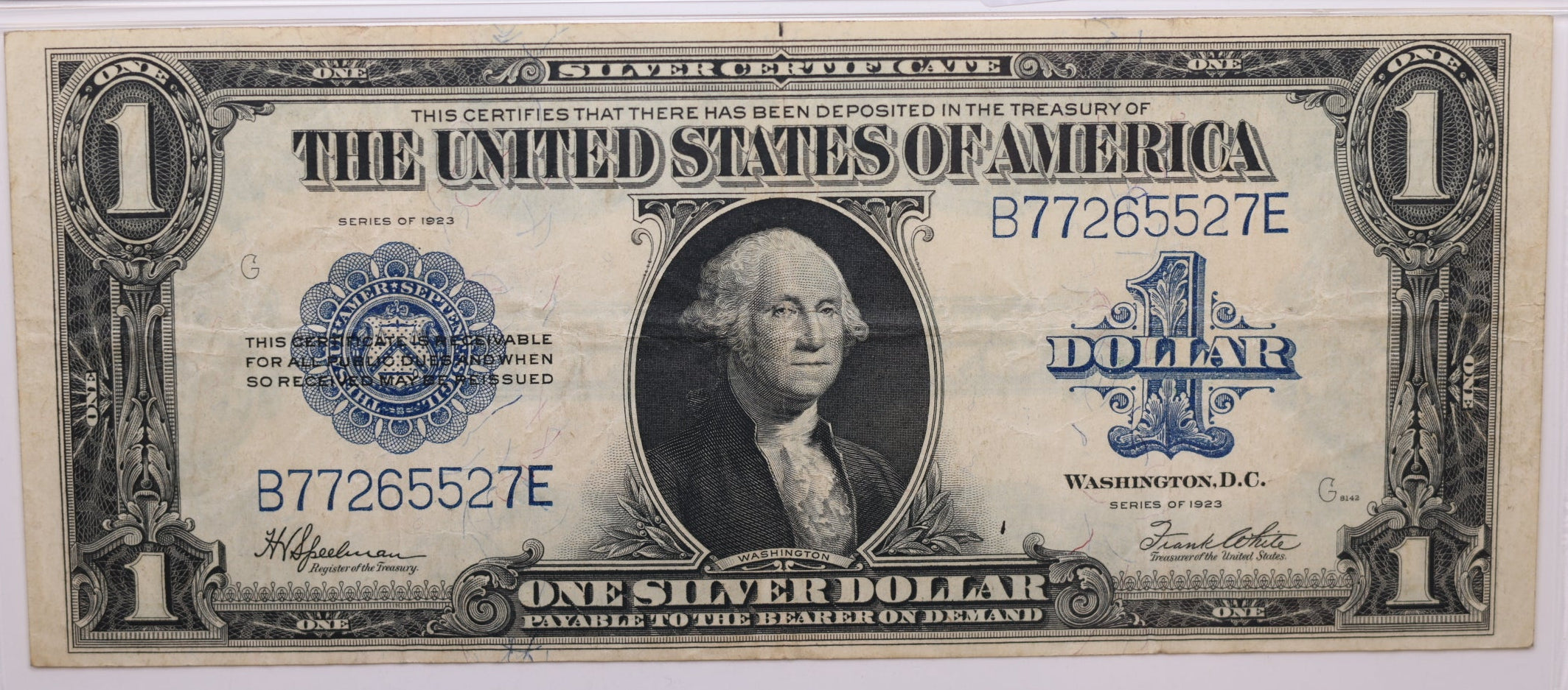 1923 $1 Silver Certificate, Fr#237, PMG VF-25, Store Sale #GLSC015