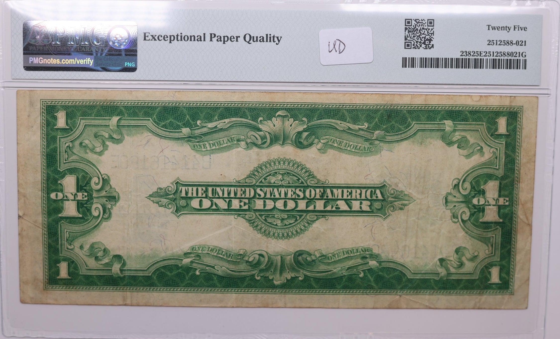 1923 $1 Silver Certificate, Fr#237, PMG VF-25, Store Sale #GLSC016