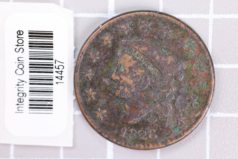 1826 Large Cent, Affordable Circulated Coin, Store Sale