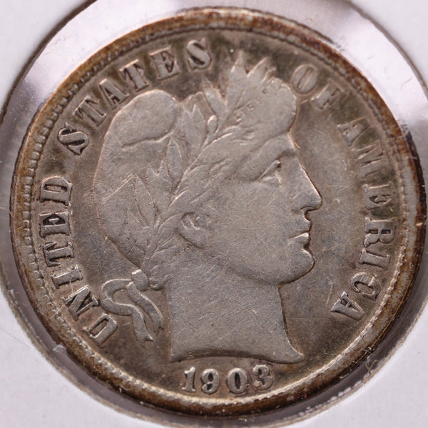 1903-O Barber Silver Dime., Fine., Store Sale #19422