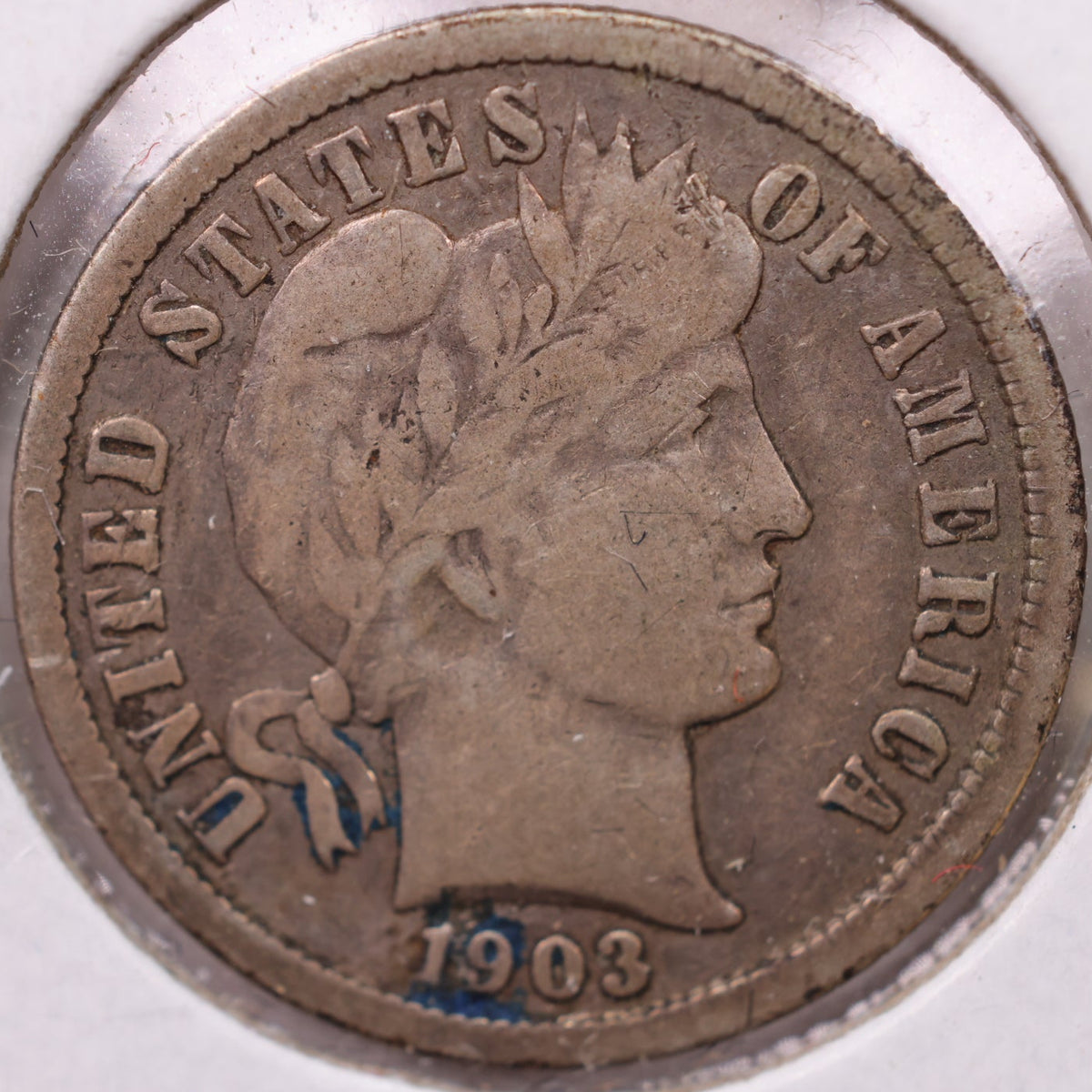 1903-O Barber Dime, Fine Circulated Coin, Store #DE848